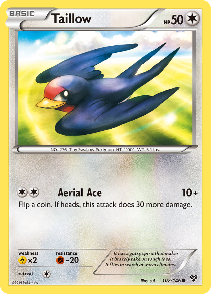 Taillow (102/146) [XY: Base Set] | I Want That Stuff Brandon