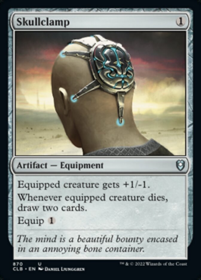 Skullclamp [Commander Legends: Battle for Baldur's Gate] | I Want That Stuff Brandon