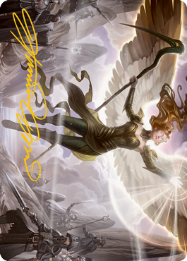 Sigarda's Splendor Art Card (Gold-Stamped Signature) [Innistrad: Midnight Hunt Art Series] | I Want That Stuff Brandon