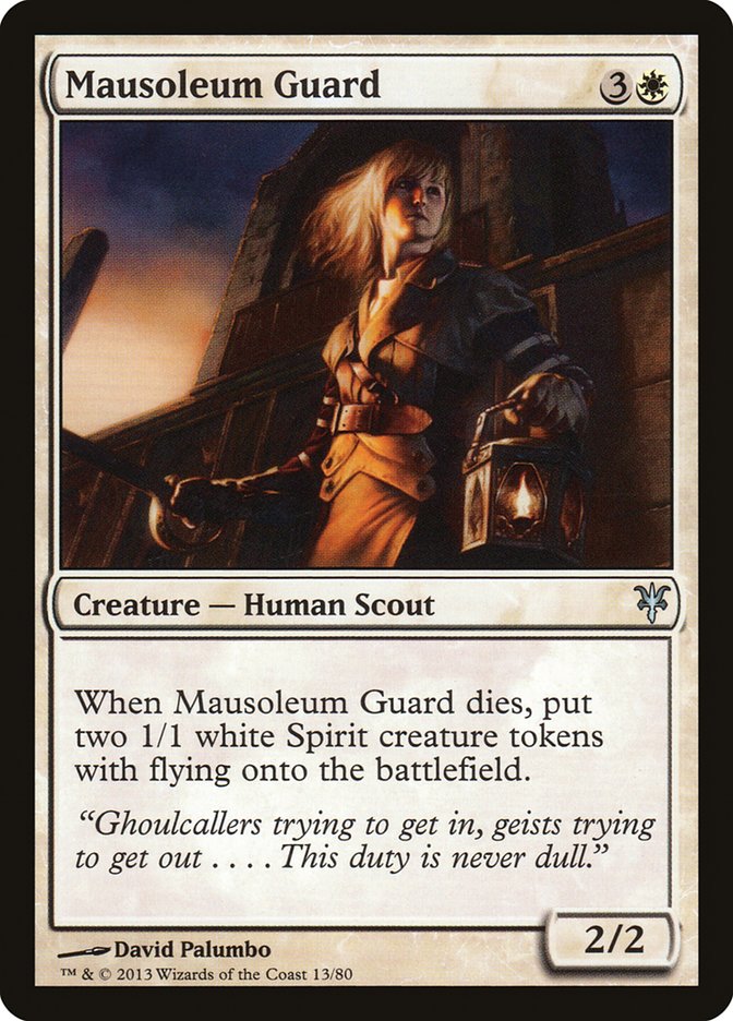 Mausoleum Guard [Duel Decks: Sorin vs. Tibalt] | I Want That Stuff Brandon