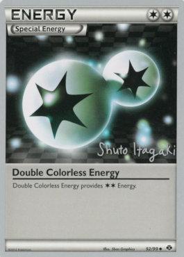Double Colorless Energy (92/99) (Terraki-Mewtwo - Shuto Itagaki) [World Championships 2012] | I Want That Stuff Brandon