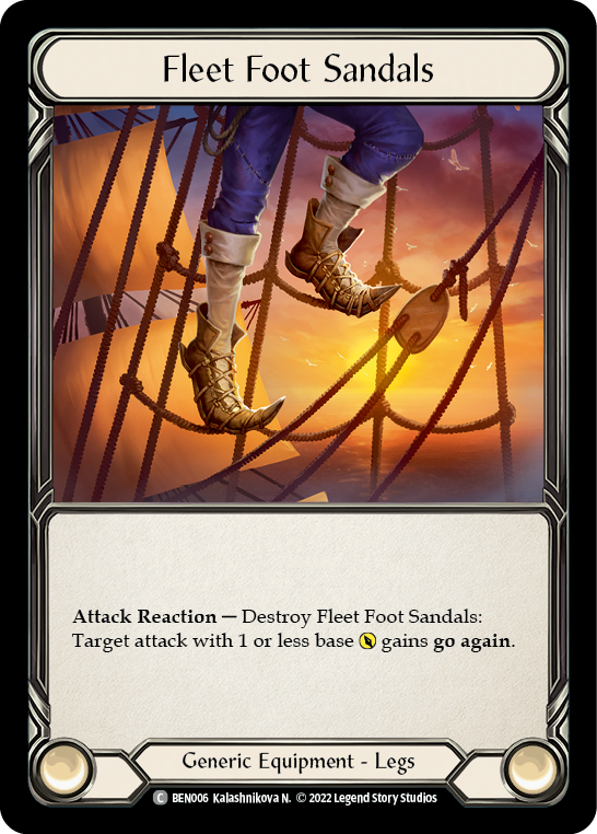 Fleet Foot Sandals [BEN006] (Outsiders Benji Blitz Deck) | I Want That Stuff Brandon