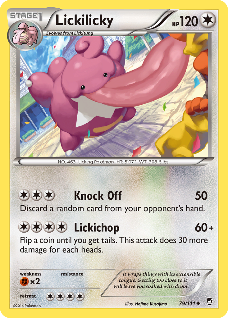 Lickilicky (79/111) [XY: Furious Fists] | I Want That Stuff Brandon