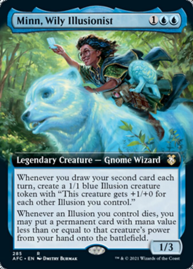 Minn, Wily Illusionist (Extended Art) [Dungeons & Dragons: Adventures in the Forgotten Realms Commander] | I Want That Stuff Brandon