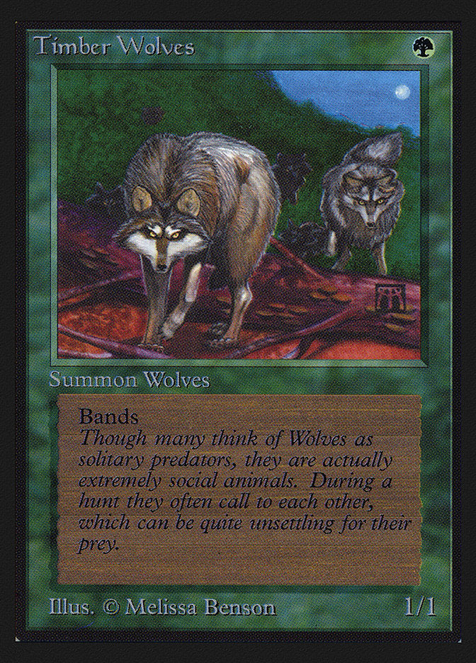 Timber Wolves [International Collectors' Edition] | I Want That Stuff Brandon