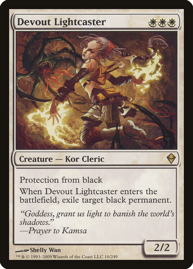 Devout Lightcaster [Zendikar] | I Want That Stuff Brandon