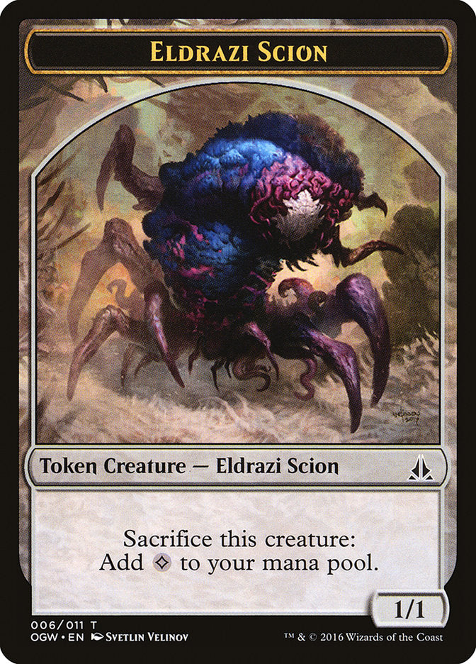 Eldrazi Scion Token (006/011) [Oath of the Gatewatch Tokens] | I Want That Stuff Brandon