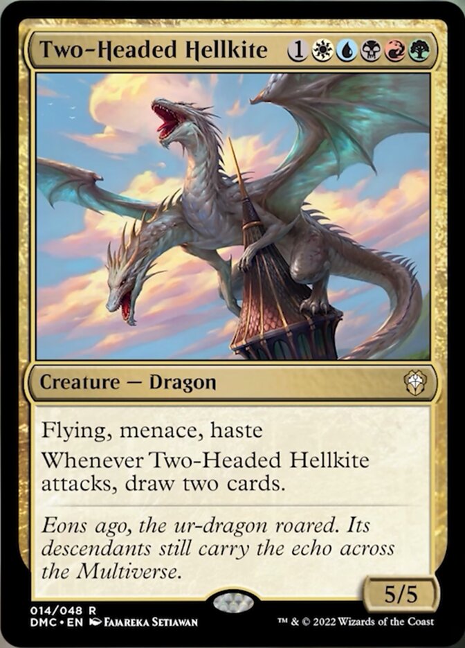 Two-Headed Hellkite [Dominaria United Commander] | I Want That Stuff Brandon