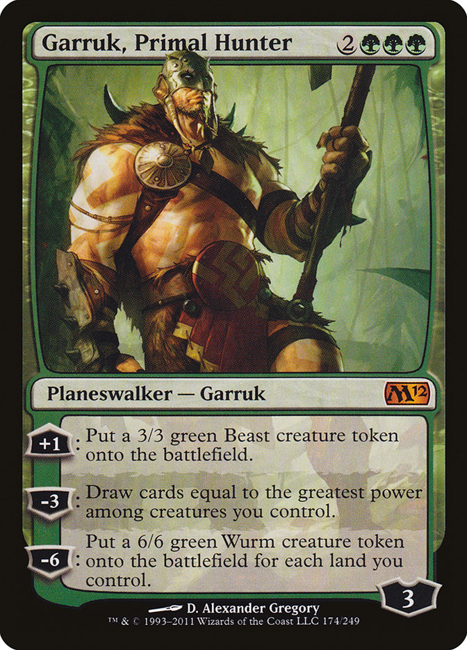 Garruk, Primal Hunter [Magic 2012] | I Want That Stuff Brandon