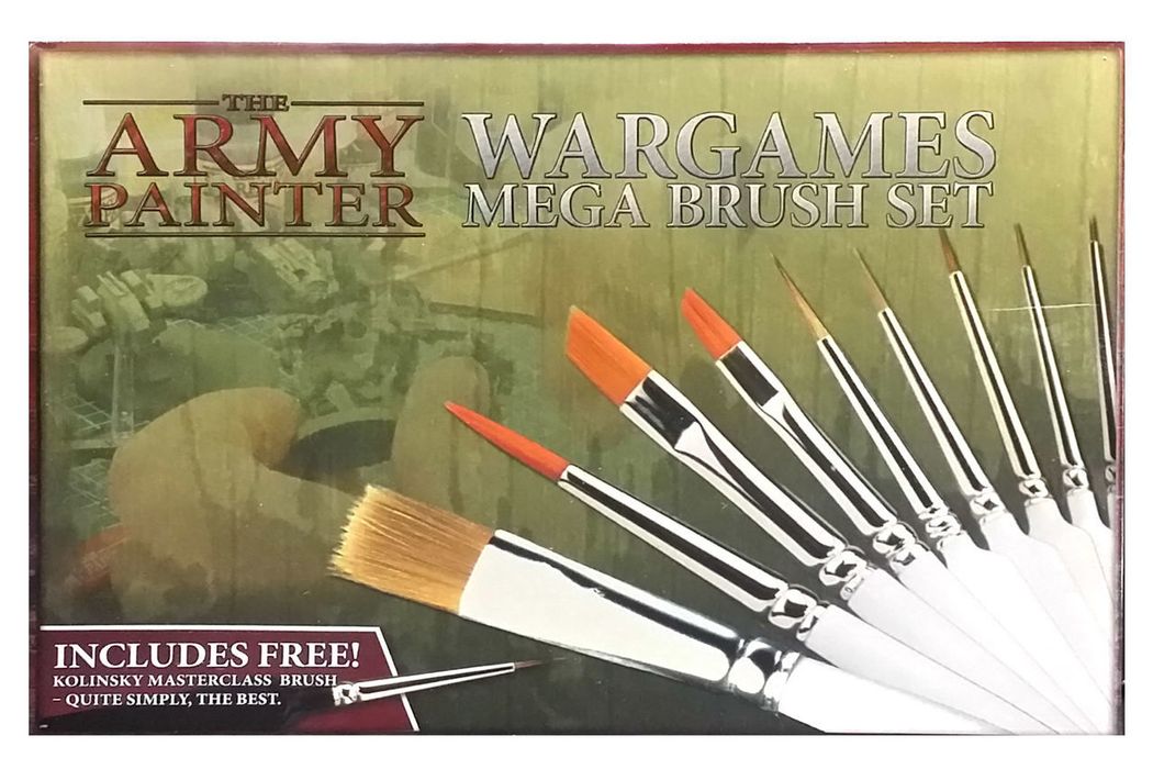 The Army Painter: Wargames Mega Brush Set | I Want That Stuff Brandon