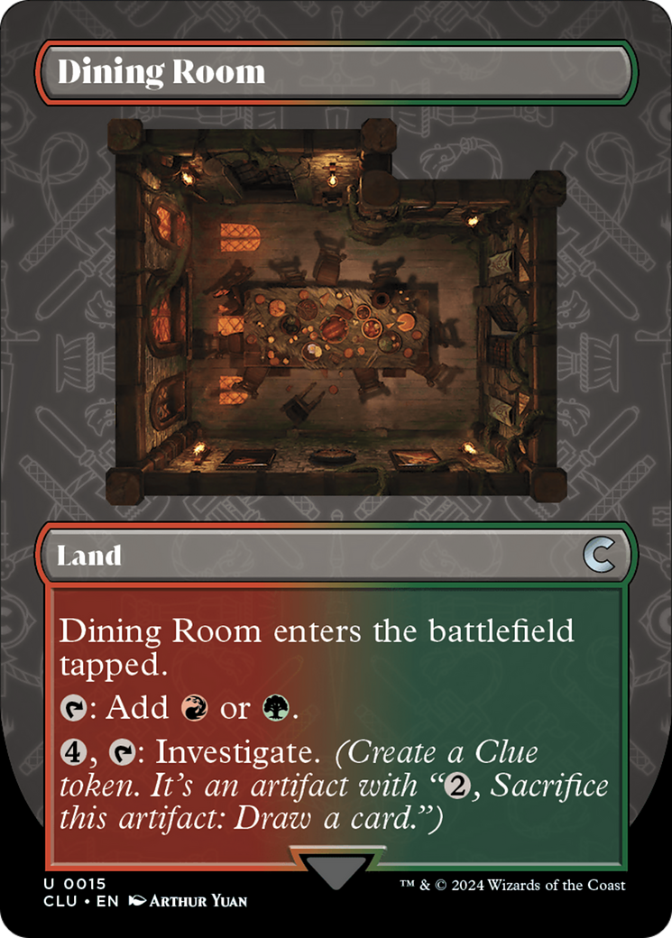 Dining Room (Borderless) [Ravnica: Clue Edition] | I Want That Stuff Brandon