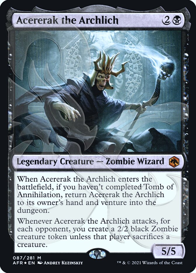 Acererak the Archlich (Ampersand Promo) [Dungeons & Dragons: Adventures in the Forgotten Realms Promos] | I Want That Stuff Brandon