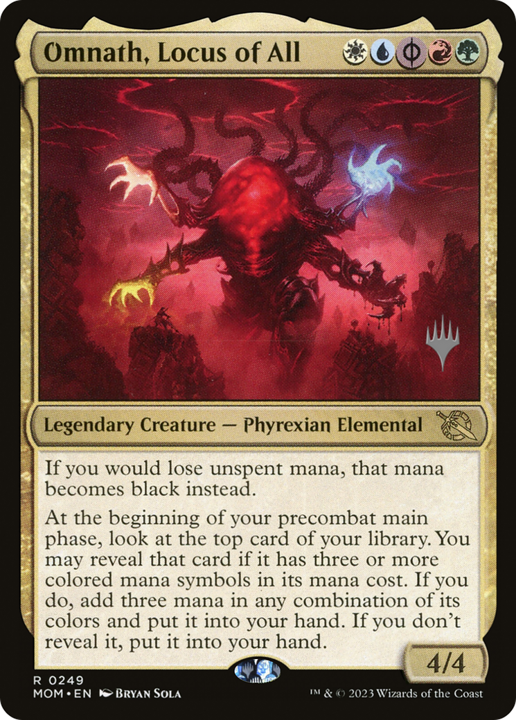 Omnath, Locus of All (Promo Pack) [March of the Machine Promos] | I Want That Stuff Brandon