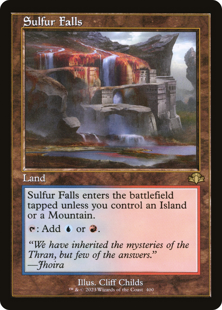 Sulfur Falls (Retro) [Dominaria Remastered] | I Want That Stuff Brandon