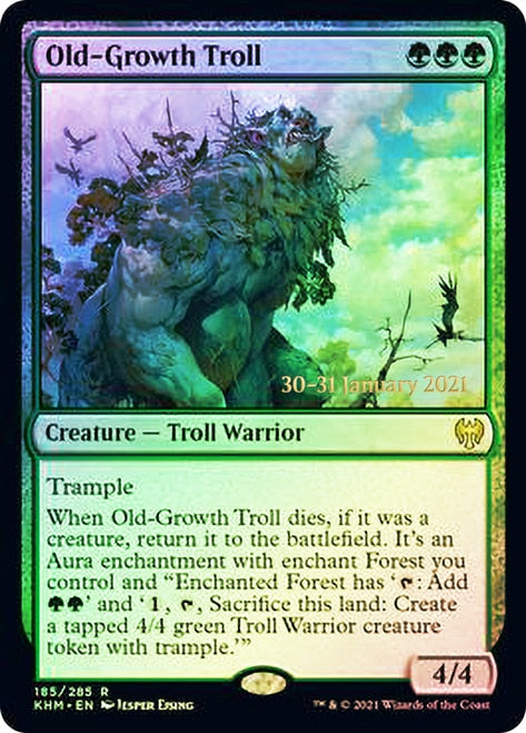 Old-Growth Troll [Kaldheim Prerelease Promos] | I Want That Stuff Brandon