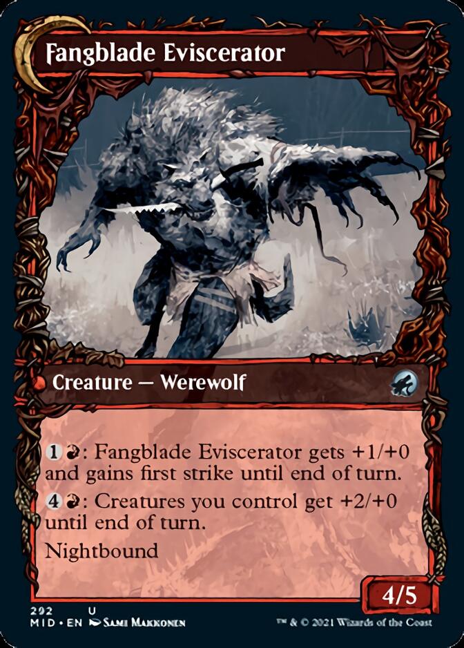 Fangblade Brigand // Fangblade Eviscerator (Showcase Equinox) [Innistrad: Midnight Hunt] | I Want That Stuff Brandon