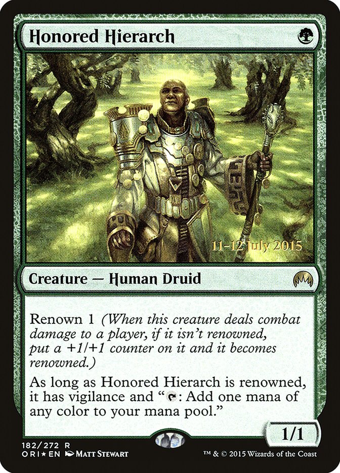 Honored Hierarch [Magic Origins Prerelease Promos] | I Want That Stuff Brandon