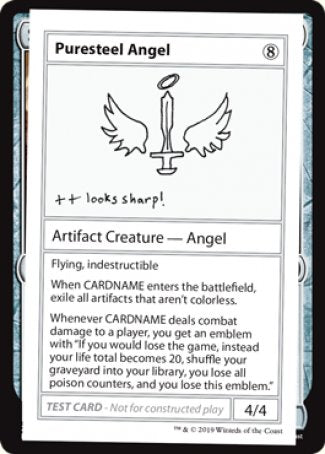 Puresteel Angel (2021 Edition) [Mystery Booster Playtest Cards] | I Want That Stuff Brandon