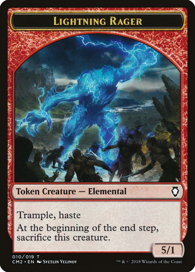 Lightning Rager Token [Commander Anthology Volume II Tokens] | I Want That Stuff Brandon