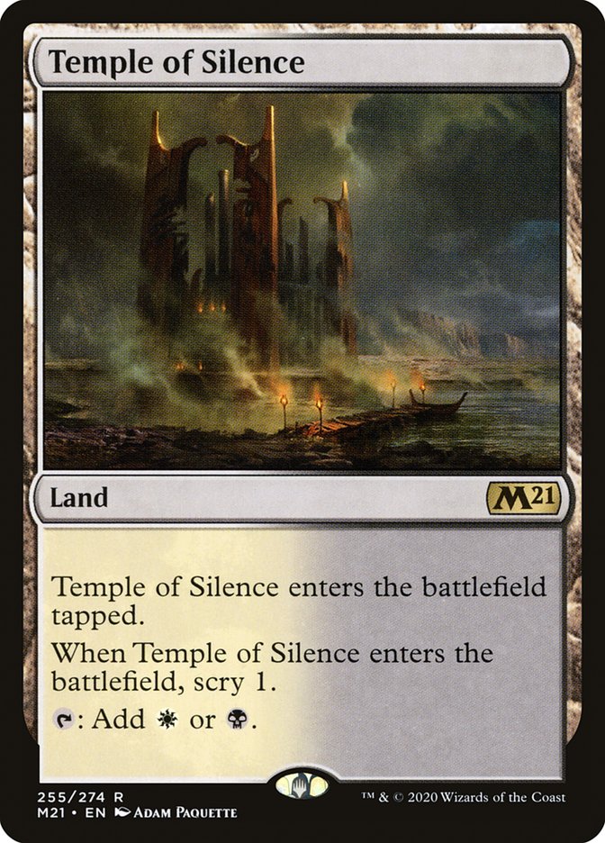 Temple of Silence [Core Set 2021] | I Want That Stuff Brandon