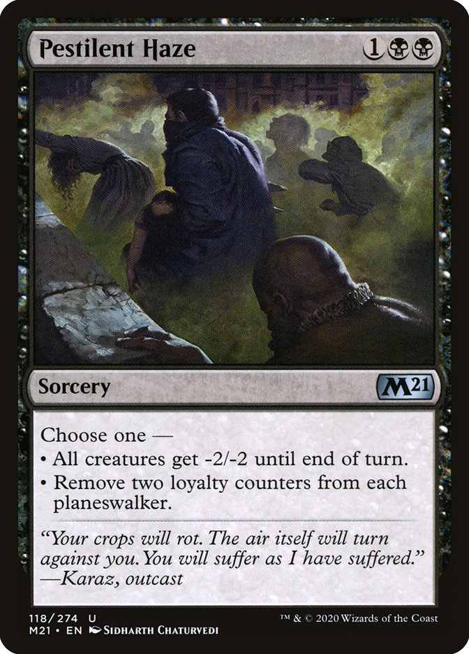 Pestilent Haze [Core Set 2021] | I Want That Stuff Brandon