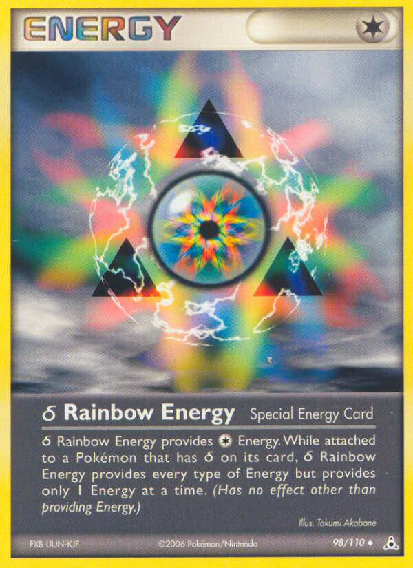 Rainbow Energy (98/110) (Delta Species) [EX: Holon Phantoms] | I Want That Stuff Brandon