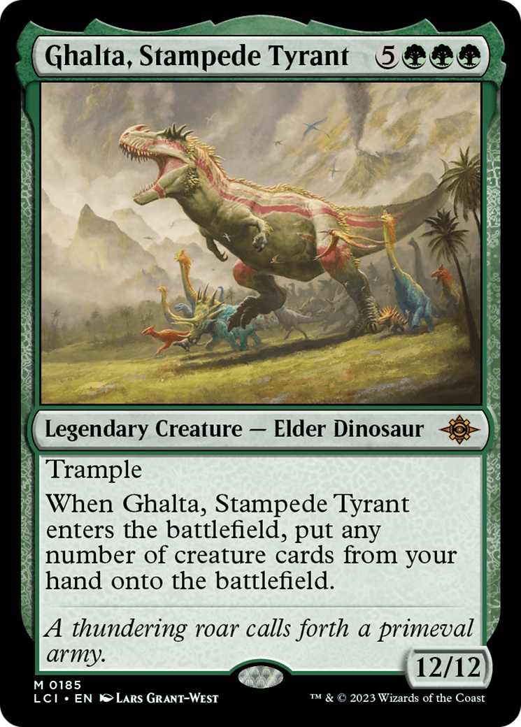 Ghalta, Stampede Tyrant [The Lost Caverns of Ixalan] | I Want That Stuff Brandon