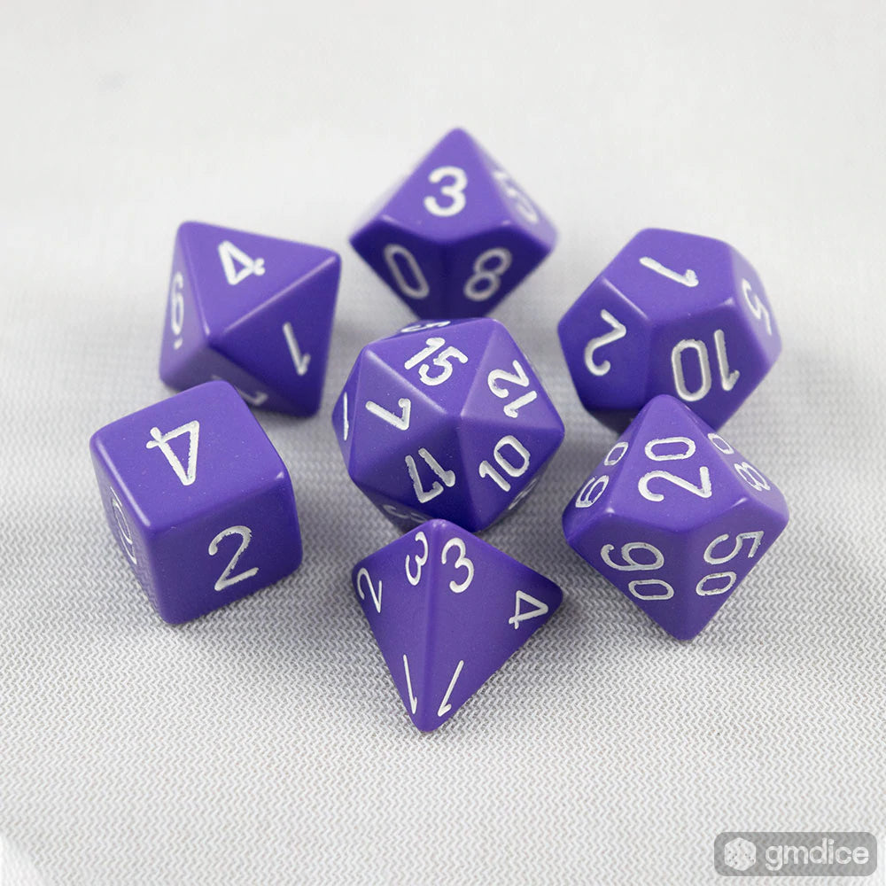 Chessex: Opaque 7-Die Set | I Want That Stuff Brandon