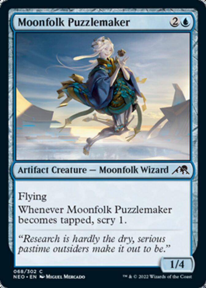 Moonfolk Puzzlemaker [Kamigawa: Neon Dynasty] | I Want That Stuff Brandon