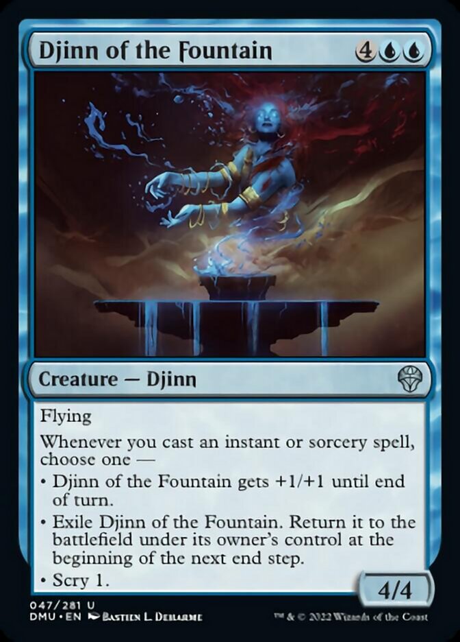 Djinn of the Fountain [Dominaria United] | I Want That Stuff Brandon