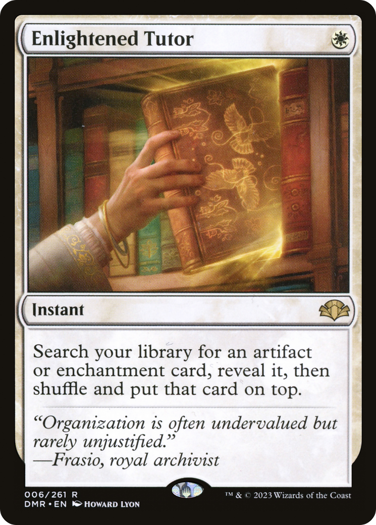 Enlightened Tutor [Dominaria Remastered] | I Want That Stuff Brandon