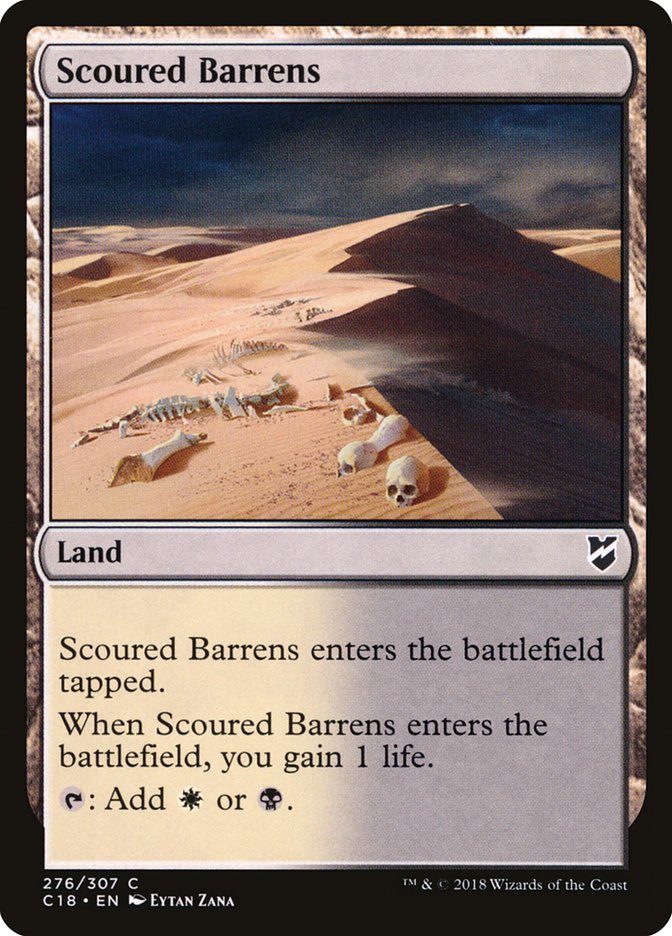 Scoured Barrens [Commander 2018] | I Want That Stuff Brandon