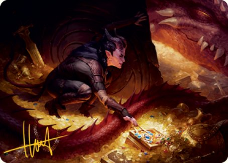 Hoard Robber Art Card (Gold-Stamped Signature) [Dungeons & Dragons: Adventures in the Forgotten Realms Art Series] | I Want That Stuff Brandon