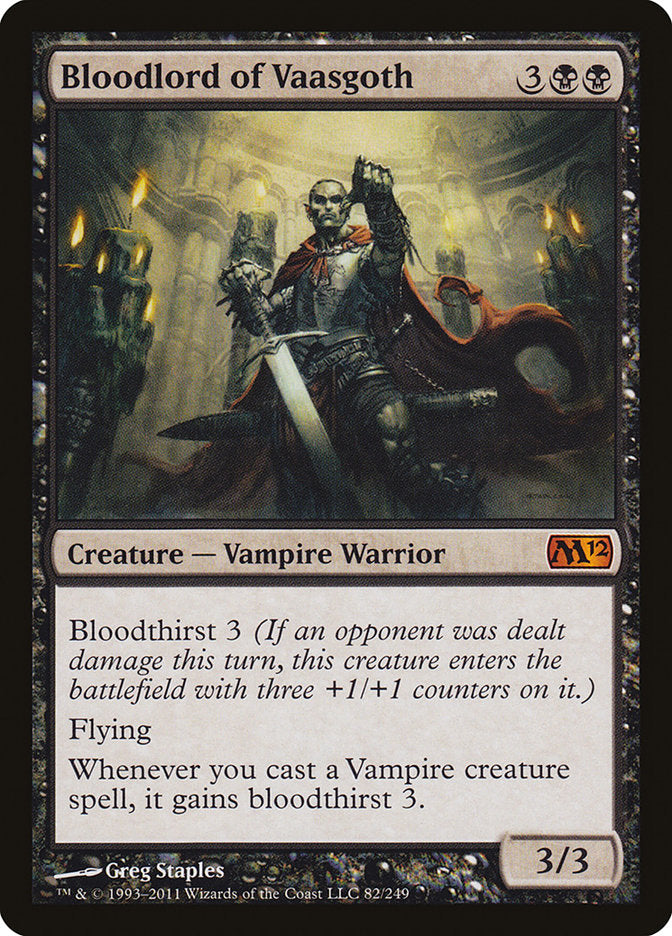 Bloodlord of Vaasgoth [Magic 2012] | I Want That Stuff Brandon