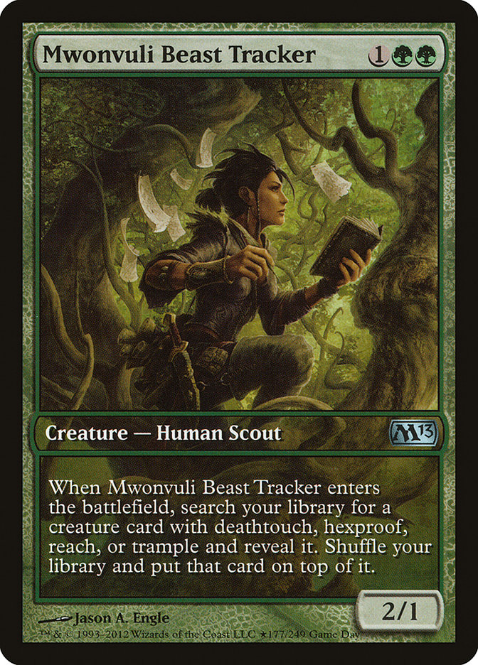 Mwonvuli Beast Tracker (Game Day) [Magic 2013 Promos] | I Want That Stuff Brandon