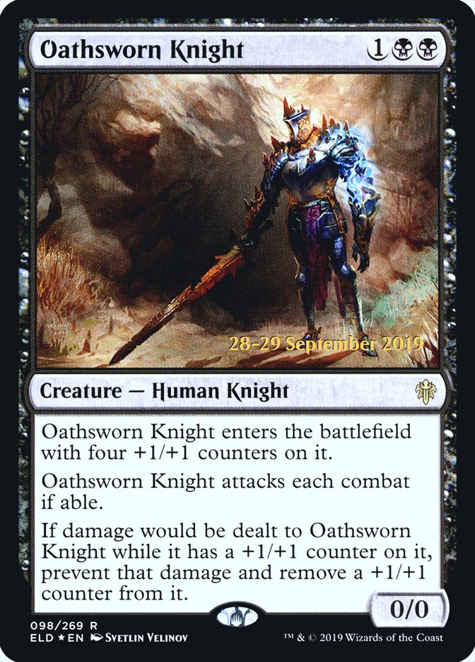 Oathsworn Knight [Throne of Eldraine Prerelease Promos] | I Want That Stuff Brandon