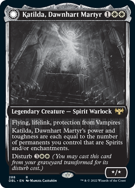 Katilda, Dawnhart Martyr // Katilda's Rising Dawn [Innistrad: Double Feature] | I Want That Stuff Brandon