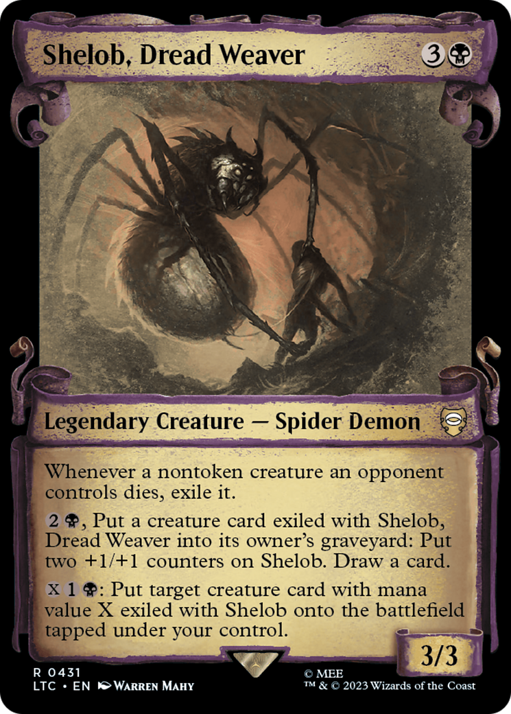 Shelob, Dread Weaver [The Lord of the Rings: Tales of Middle-Earth Commander Showcase Scrolls] | I Want That Stuff Brandon