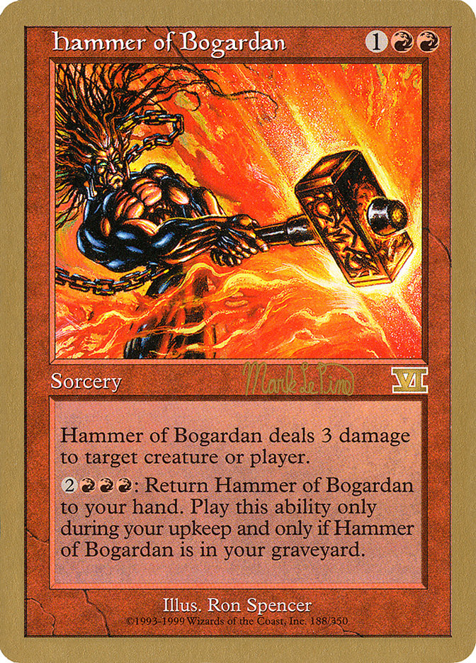 Hammer of Bogardan (Mark Le Pine) [World Championship Decks 1999] | I Want That Stuff Brandon