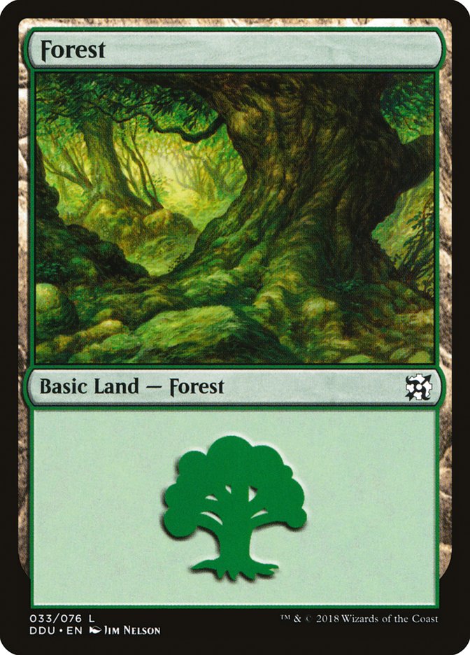 Forest (33) [Duel Decks: Elves vs. Inventors] | I Want That Stuff Brandon