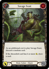 Savage Feast (Yellow) [WTR015-R] Alpha Print Normal | I Want That Stuff Brandon