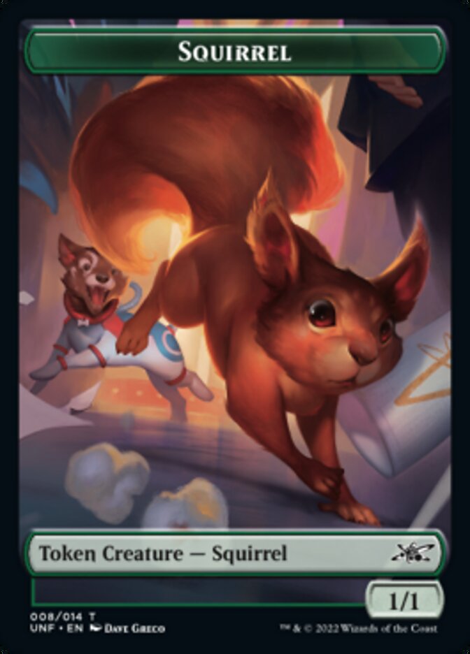 Squirrel Token [Unfinity Tokens] | I Want That Stuff Brandon