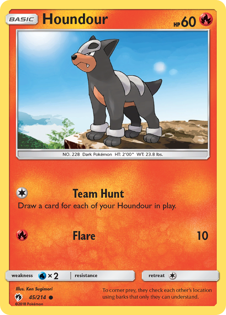 Houndour (45/214) [Sun & Moon: Lost Thunder] | I Want That Stuff Brandon