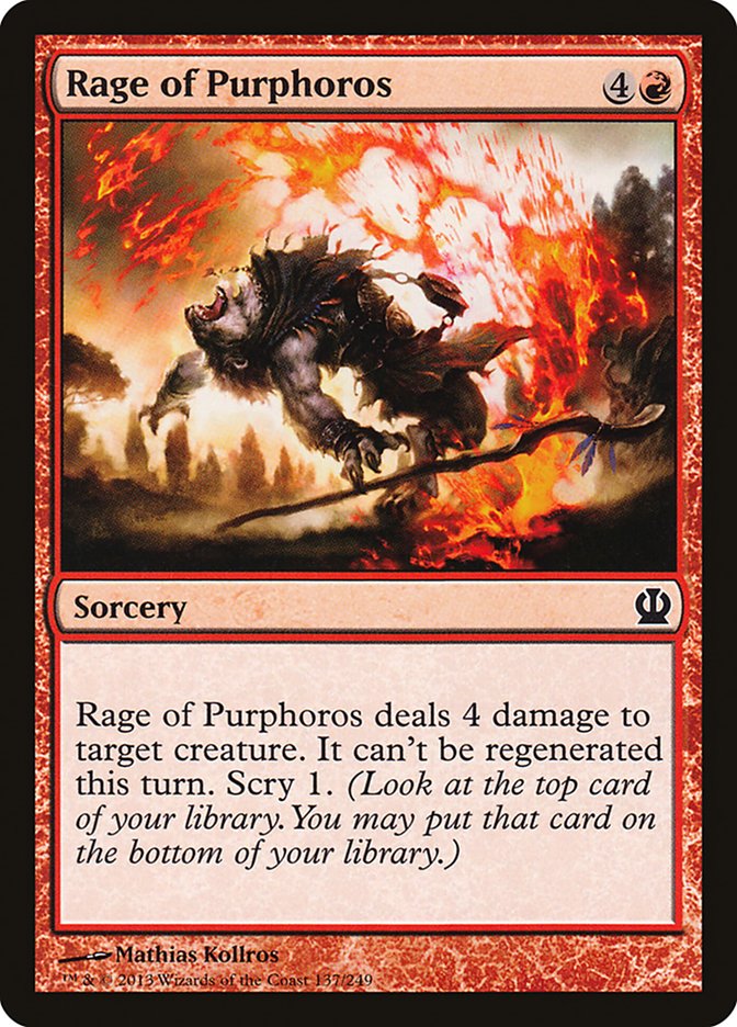 Rage of Purphoros [Theros] | I Want That Stuff Brandon