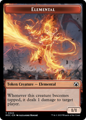 Elemental (22) // Elemental (9) Double-Sided Token [March of the Machine Commander Tokens] | I Want That Stuff Brandon