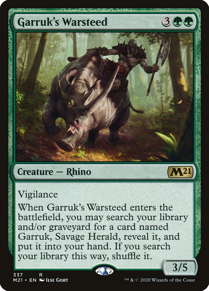 Garruk's Warsteed [Core Set 2021] | I Want That Stuff Brandon