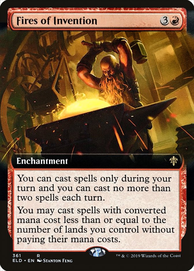 Fires of Invention (Extended Art) [Throne of Eldraine] | I Want That Stuff Brandon