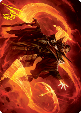 Plargg, Dean of Chaos Art Card (Gold-Stamped Signature) [Strixhaven: School of Mages Art Series] | I Want That Stuff Brandon