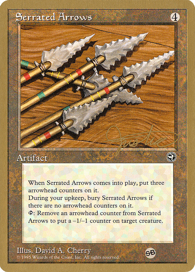 Serrated Arrows (Mark Justice) (SB) [Pro Tour Collector Set] | I Want That Stuff Brandon