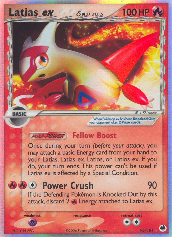 Latias ex (95/101) (Delta Species) [EX: Dragon Frontiers] | I Want That Stuff Brandon